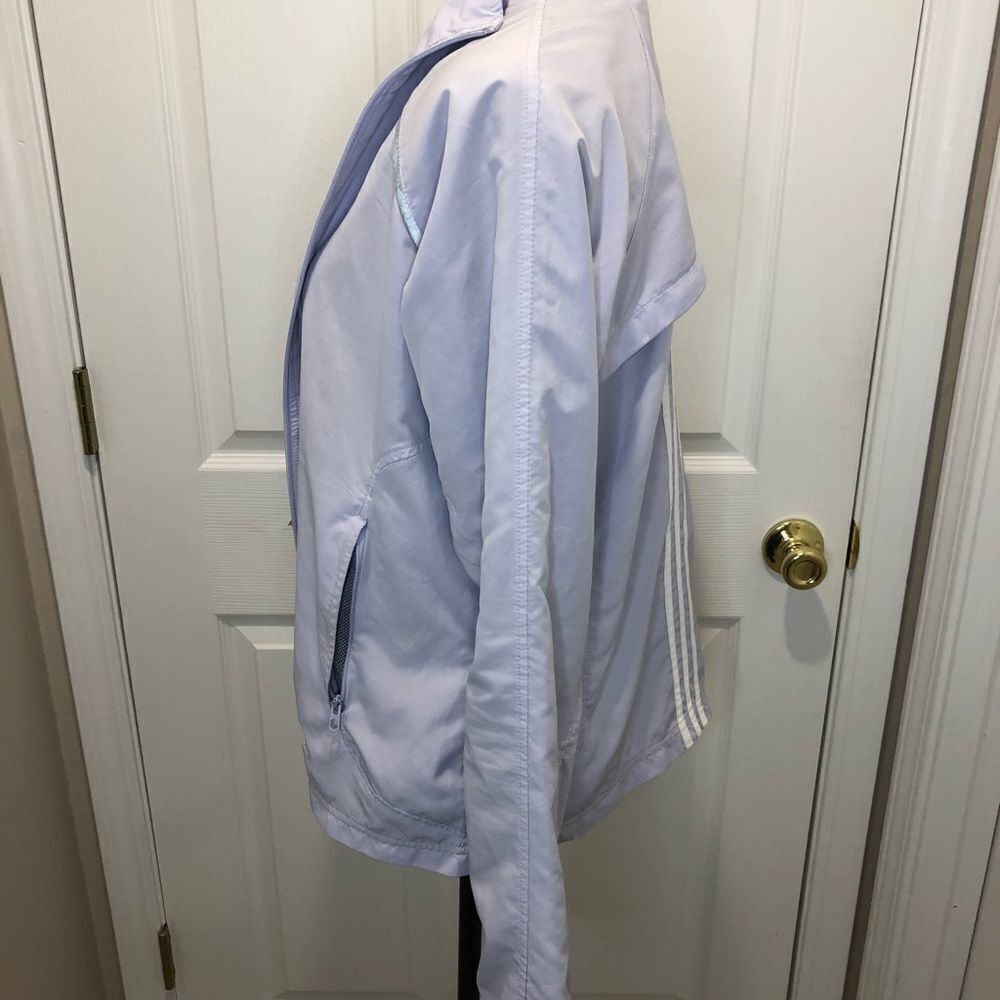 Adidas lavender light weight mesh lined jacket - Picture 8 of 13